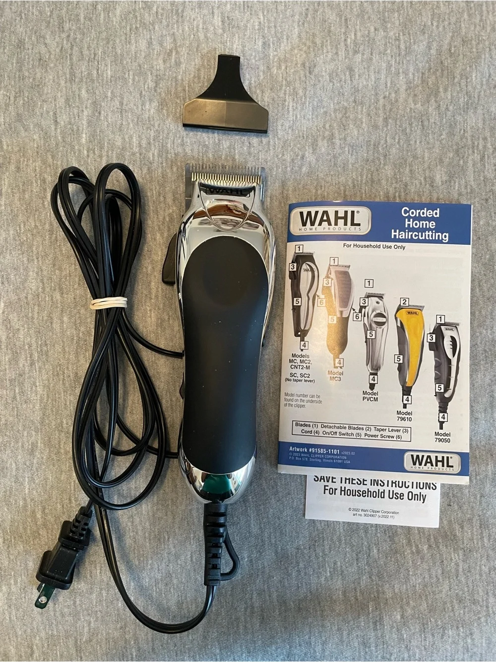 Wahl Corded Home Haircutting Kit – with Case – Great Condition